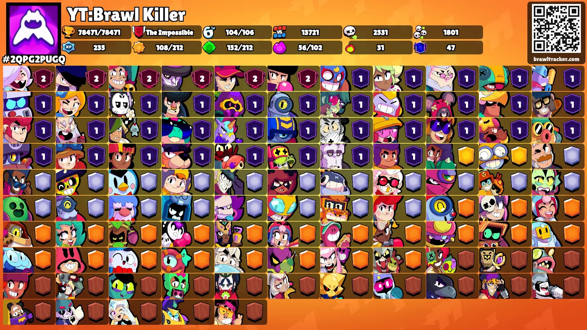 YT:Brawl Killer's Ranks