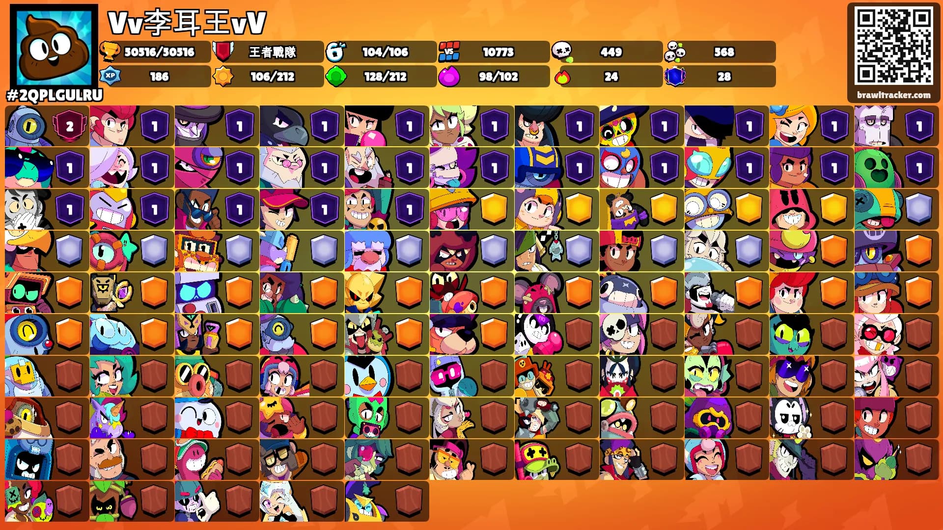 Vv李耳王vV's Ranks