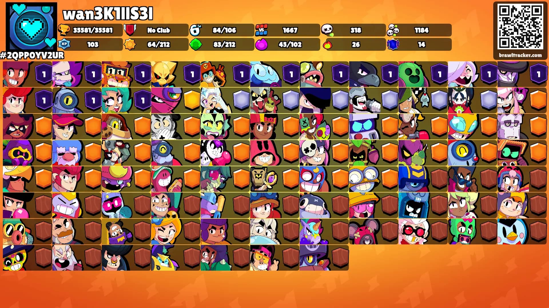 wan3K1llS3l's Ranks