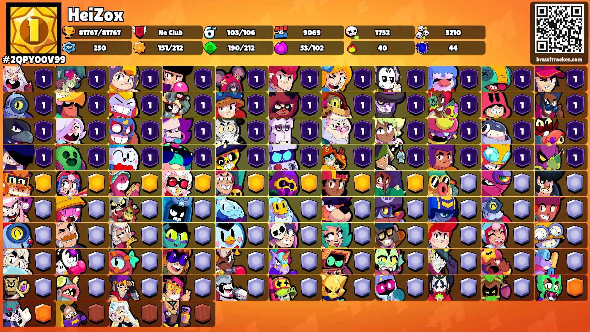 HeiZox's Ranks