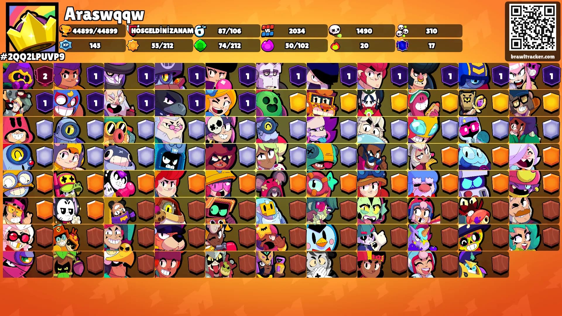 Araswqqw's Ranks