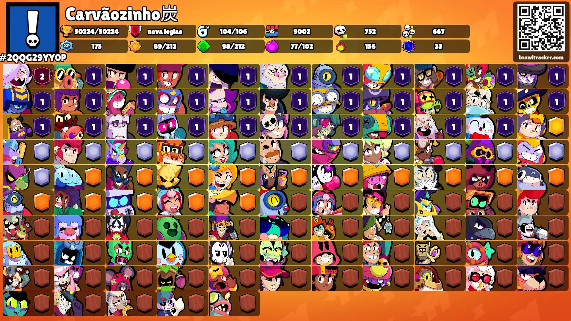 Carvãozinho炭's Ranks