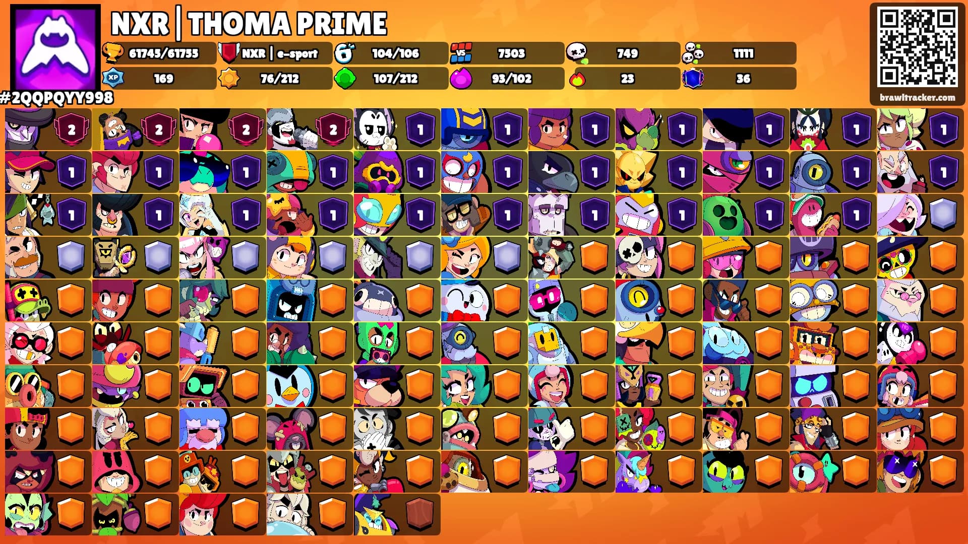 NXR|THOMA PRIME's Ranks