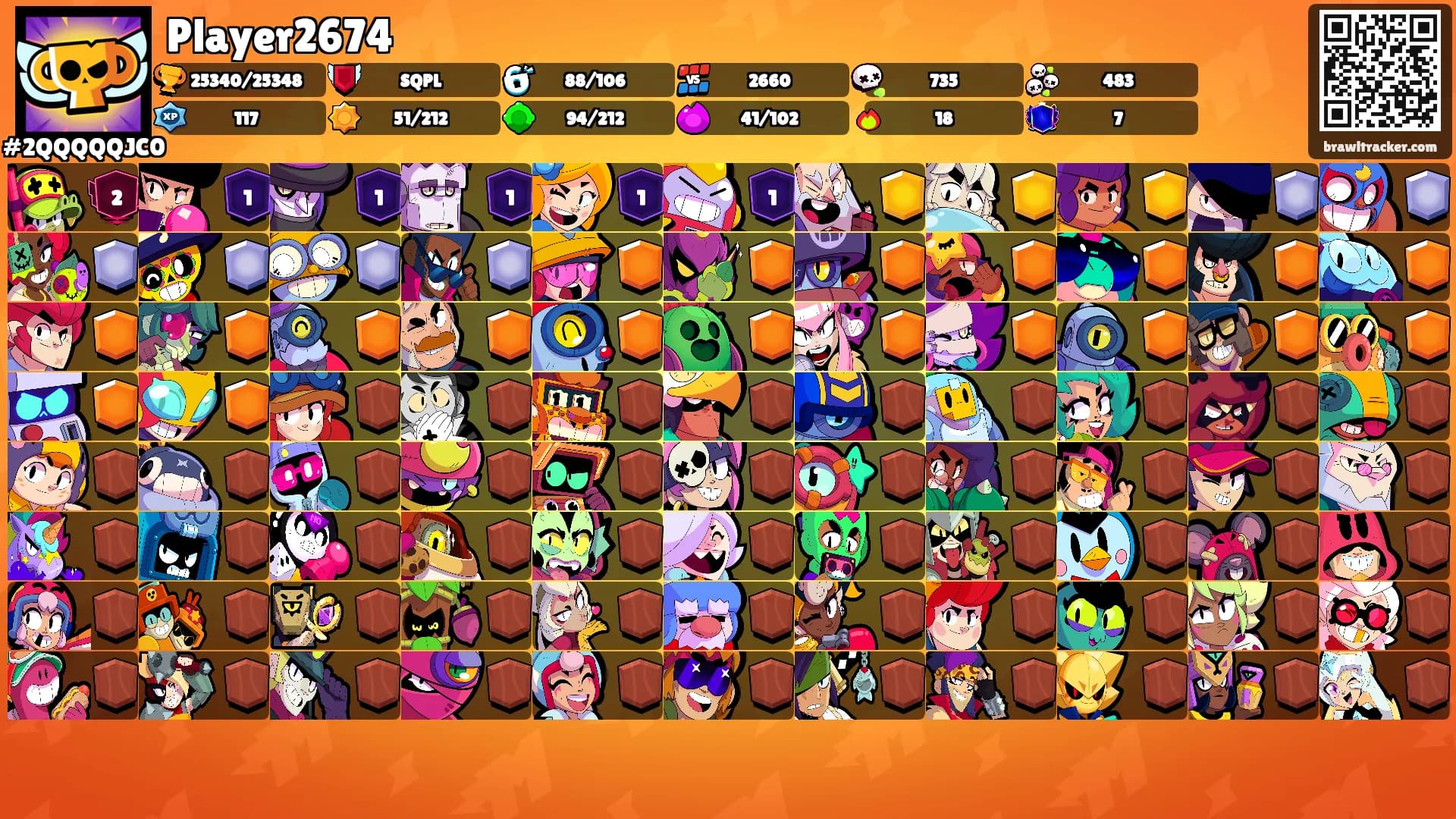 Player2674's Ranks