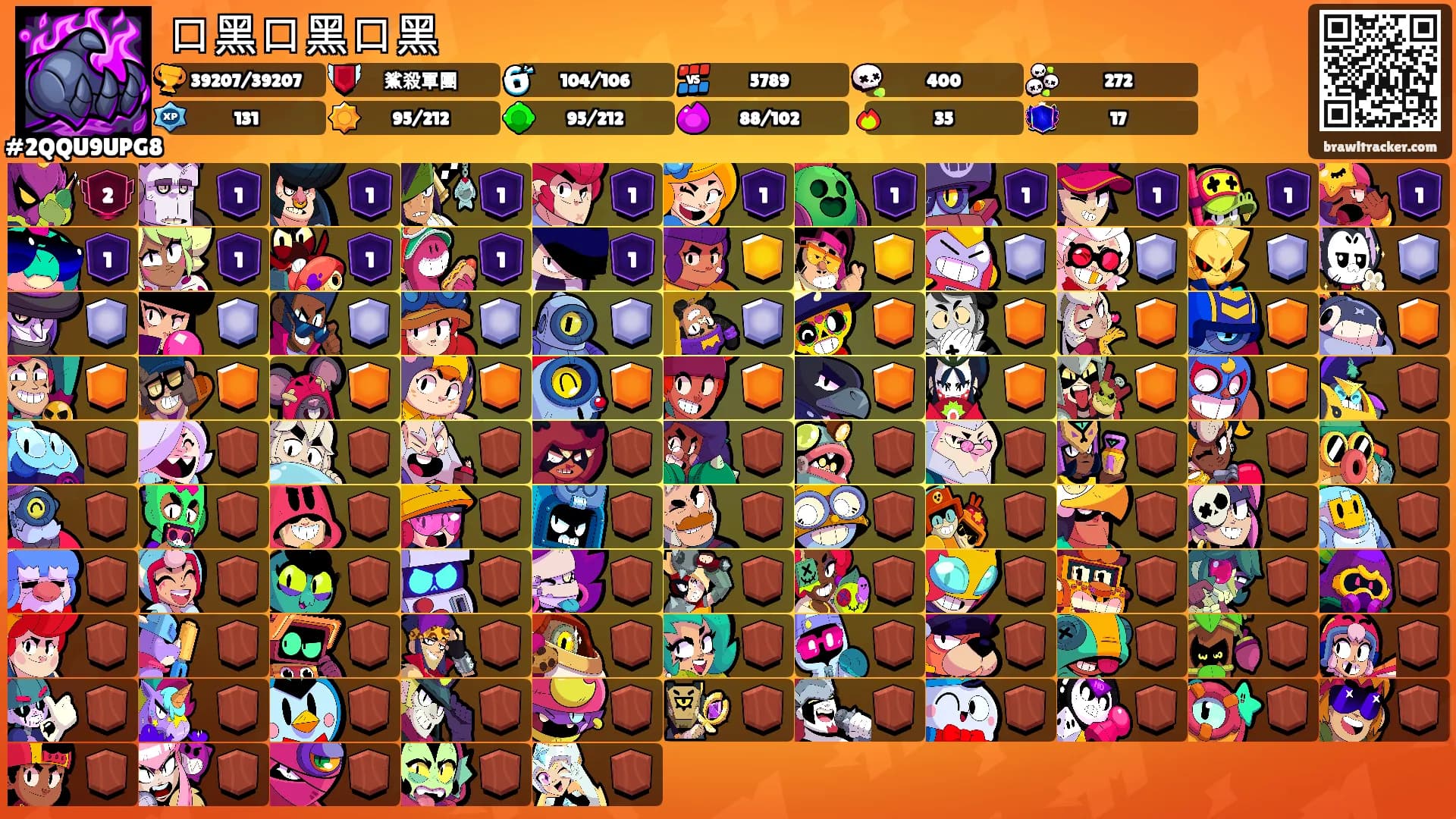口黑口黑口黑's Ranks