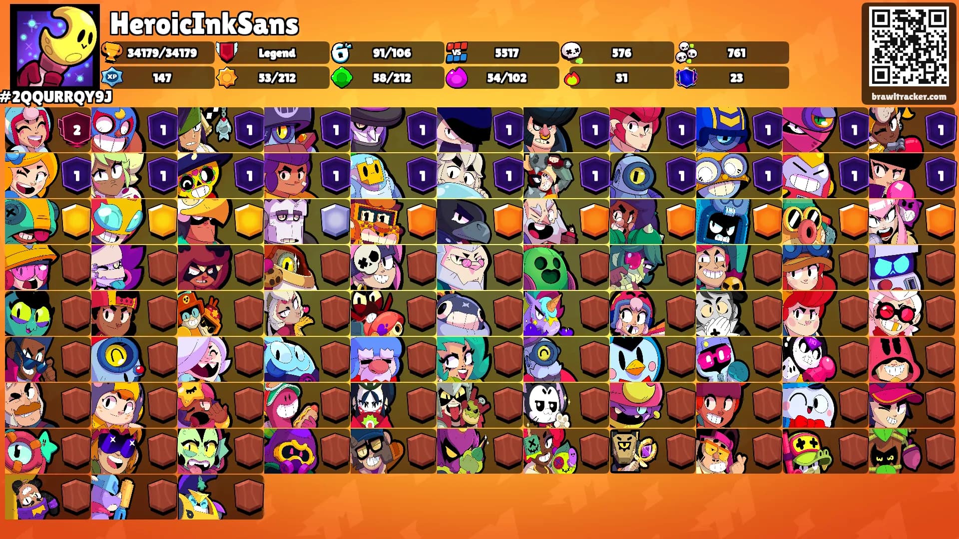 HeroicInkSans's Ranks