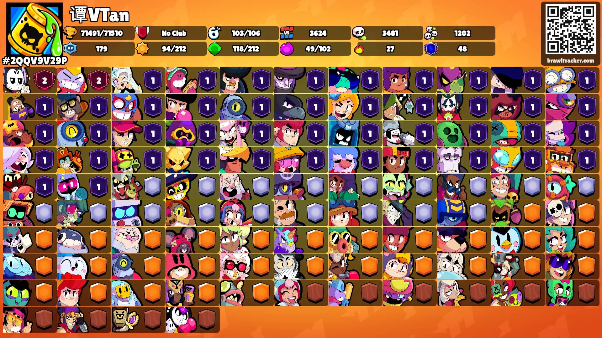 谭VTan's Ranks