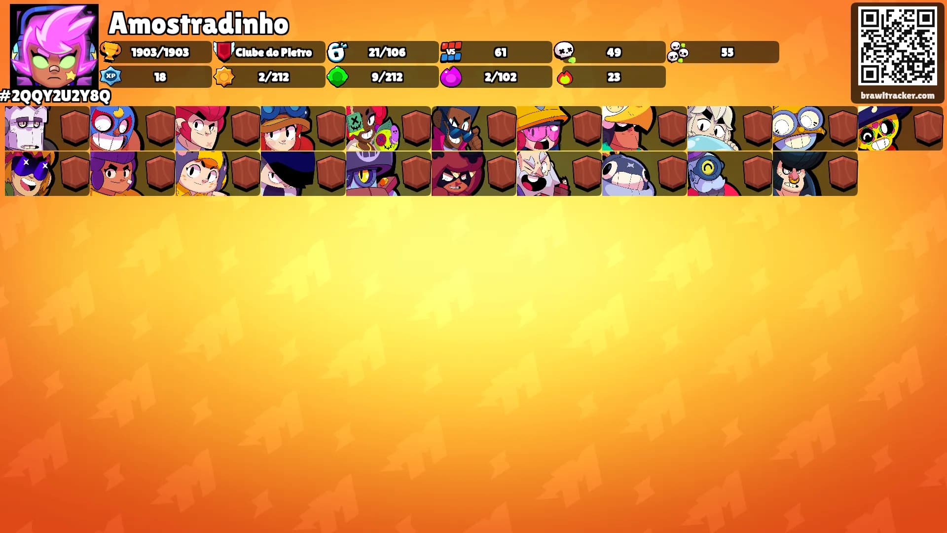 Amostradinho's Ranks