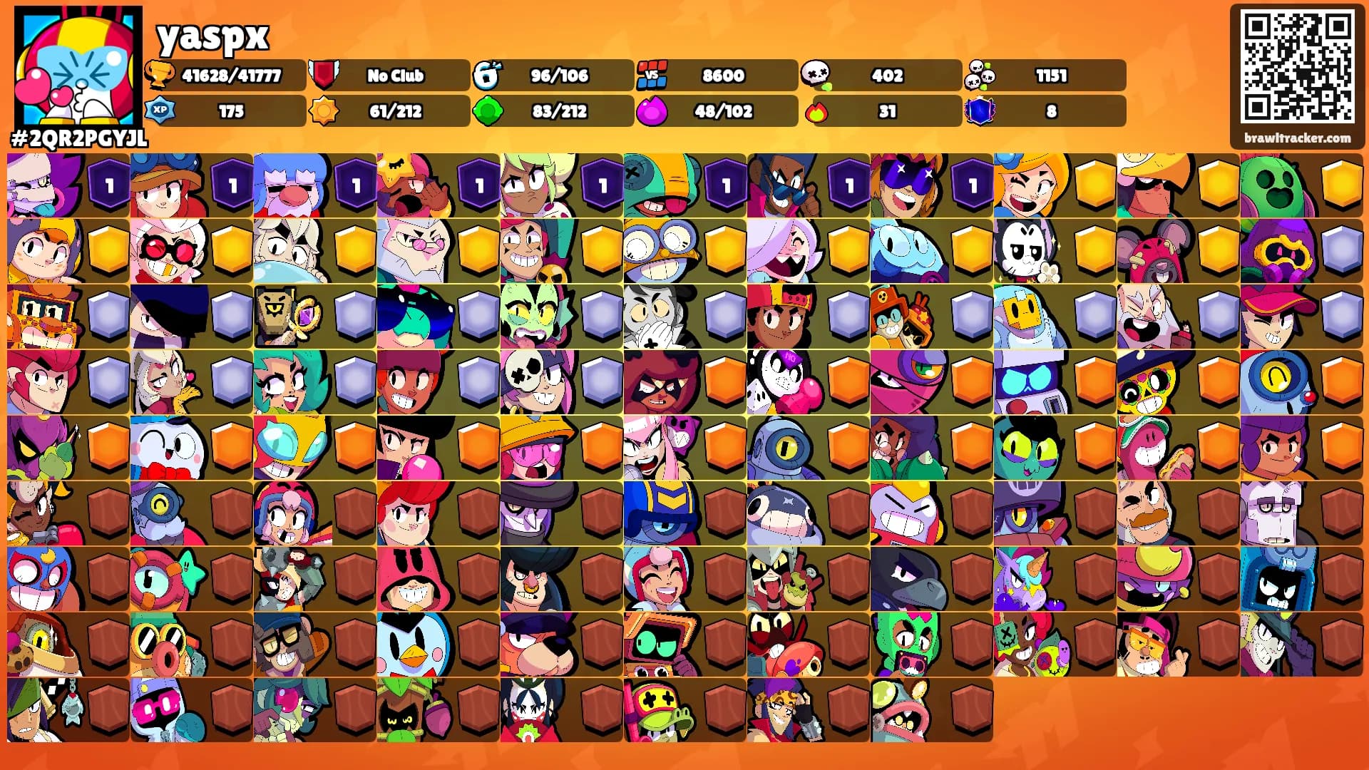 yaspx's Ranks