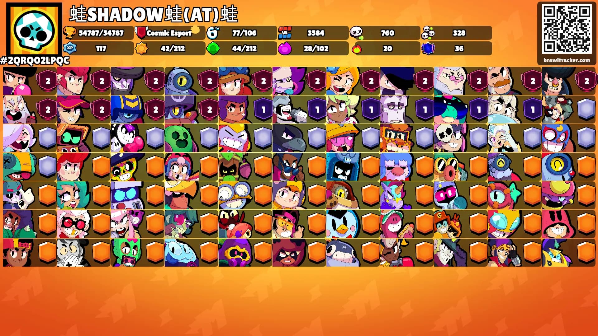 蛙SHADOW蛙(AT)蛙's Ranks