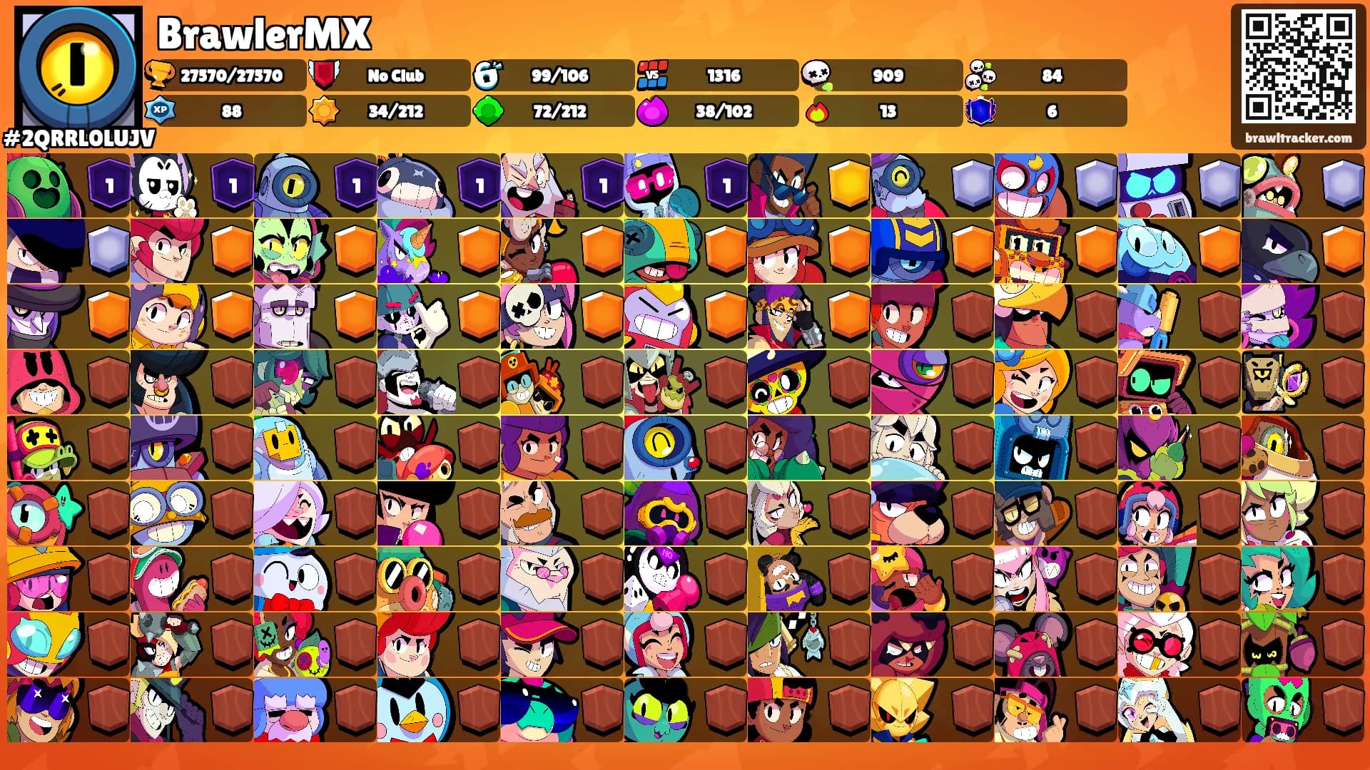 BrawlerMX's Ranks