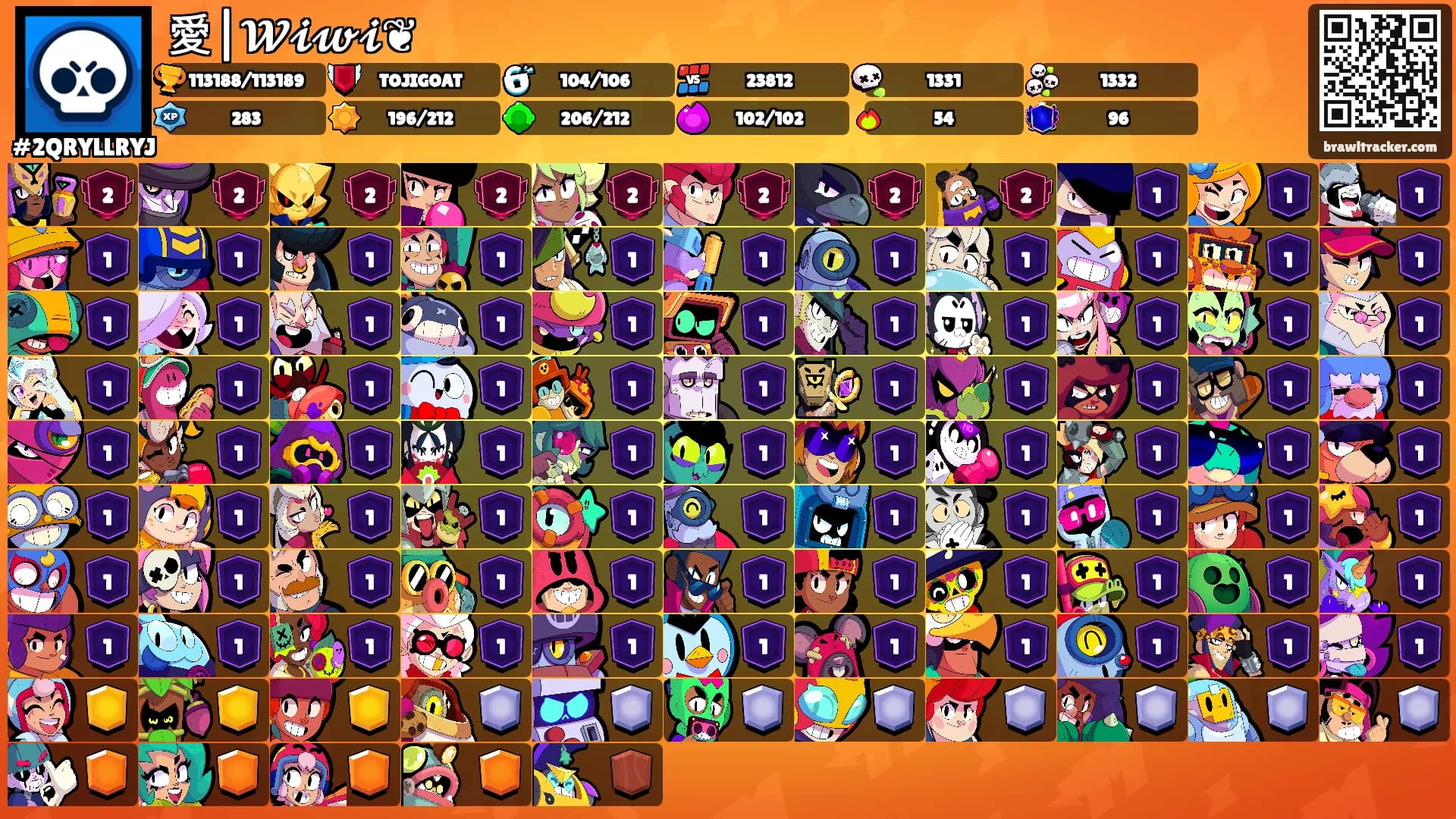 愛|𝓦𝓲𝔀𝓲❦'s Ranks