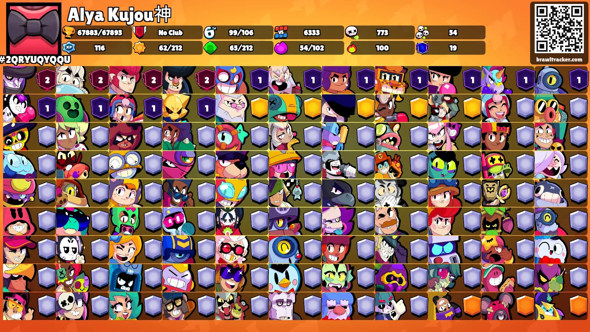 Alya Kujou神's Ranks