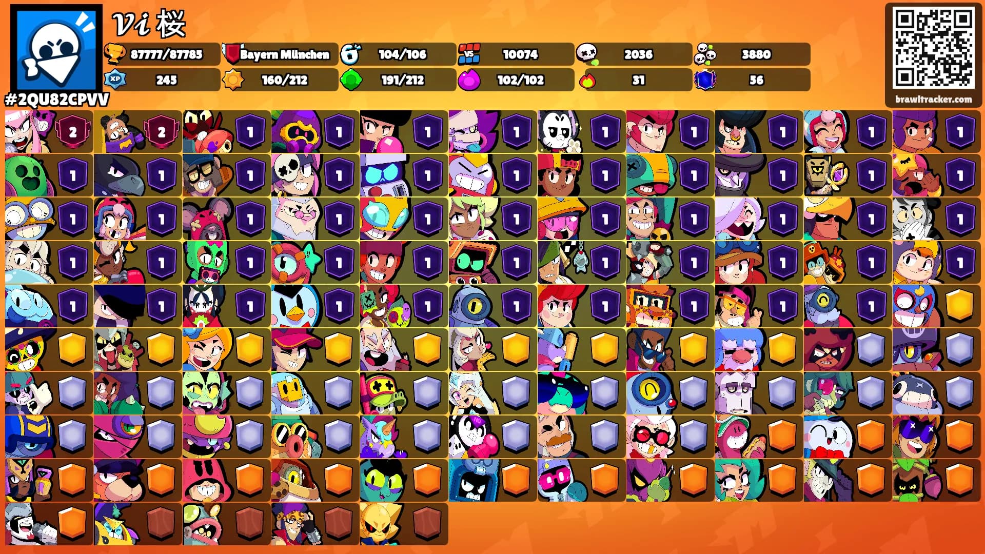 𝓥𝓲 桜's Ranks