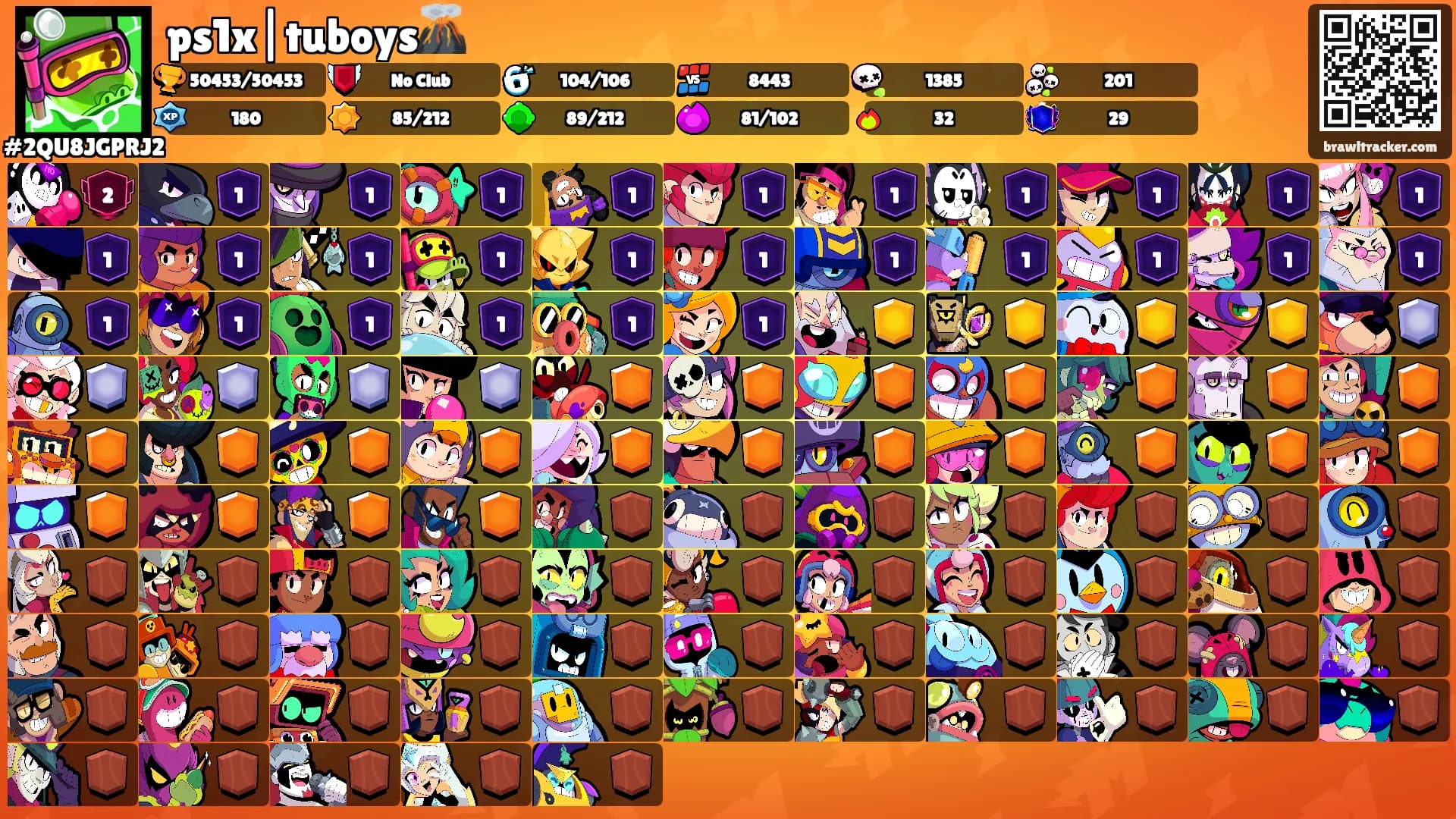 ps1x|tuboys🌋's Ranks