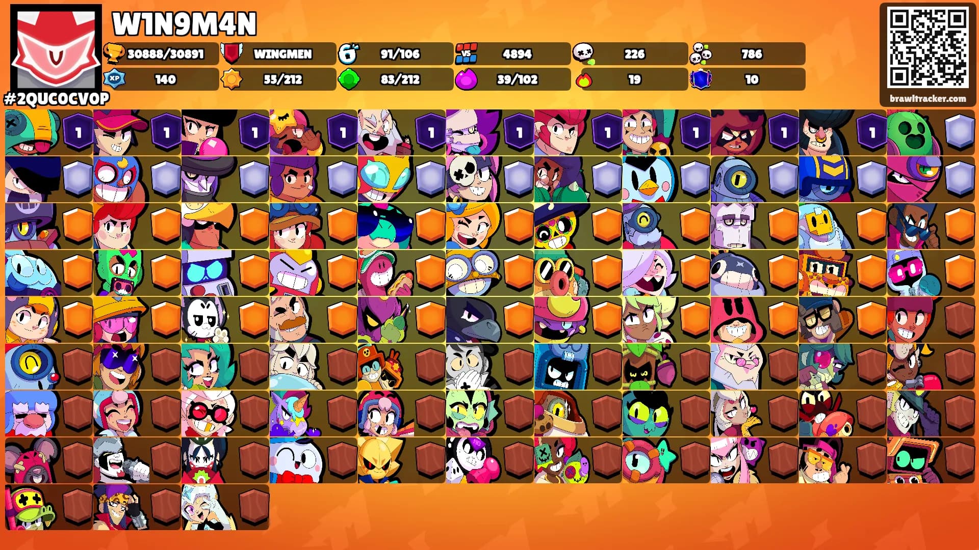 W1N9M4N's Ranks