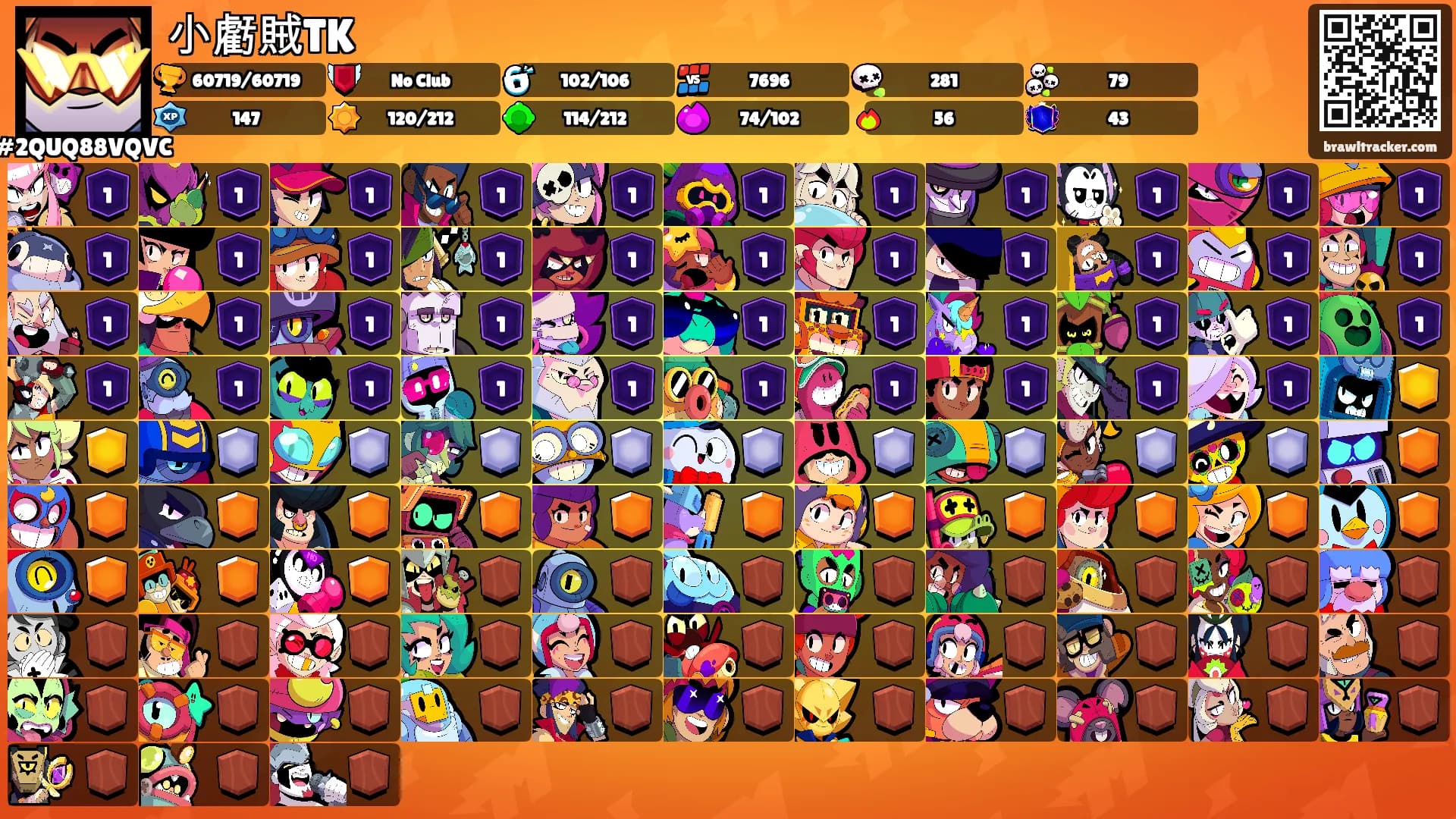 小虧賊TK's Ranks