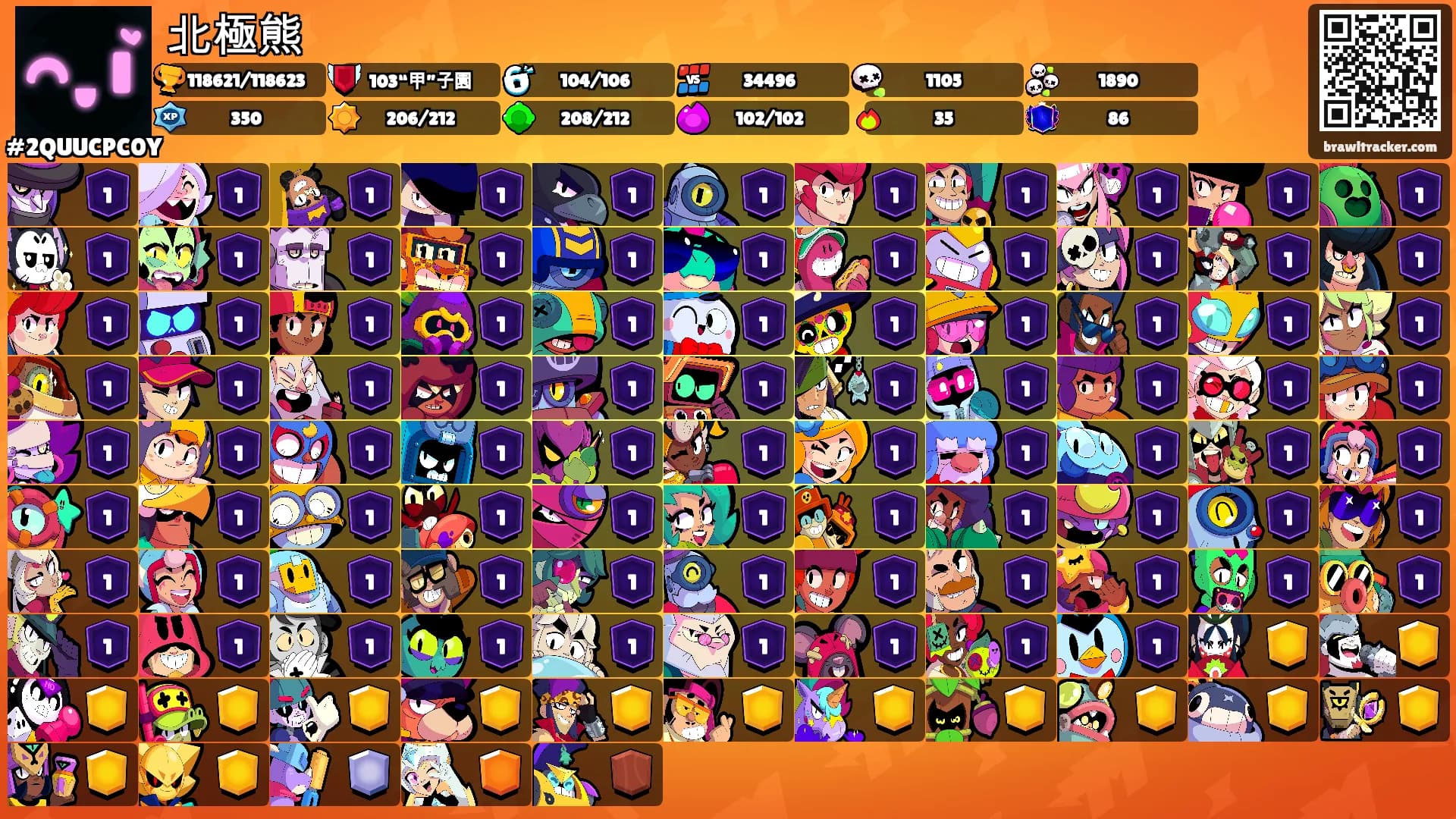北極熊's Ranks