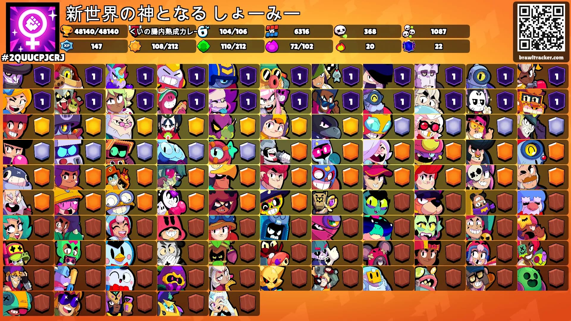 新世界の神となる しょーみー's Ranks