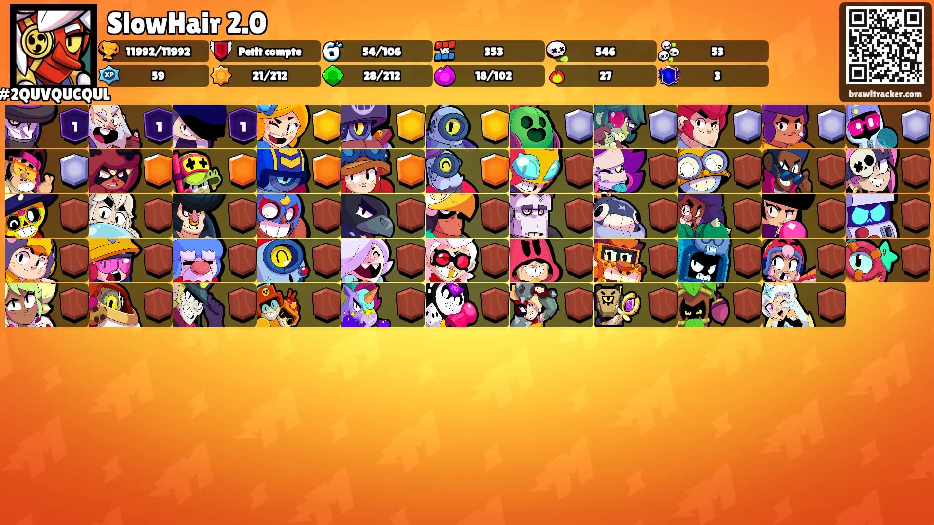 SlowHair 2.0's Ranks