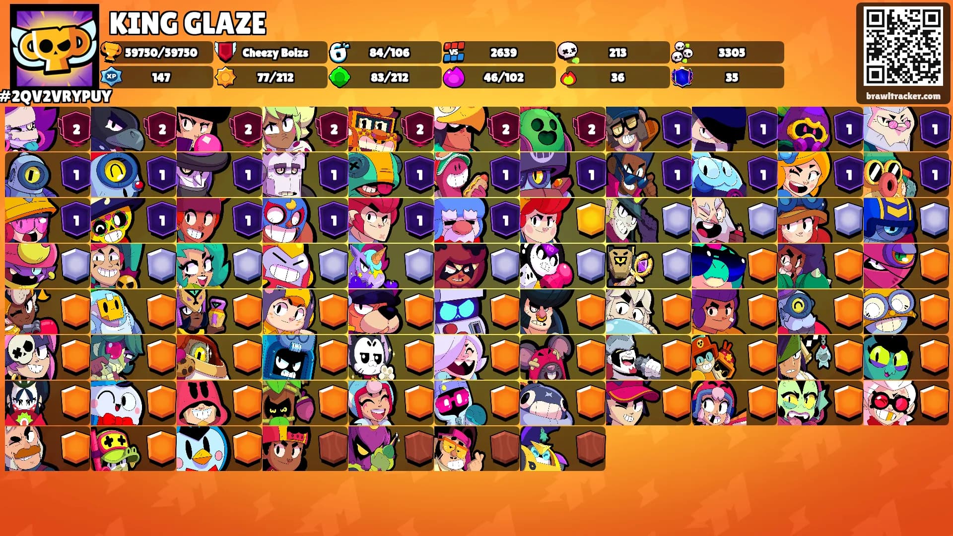 KING GLAZE's Ranks