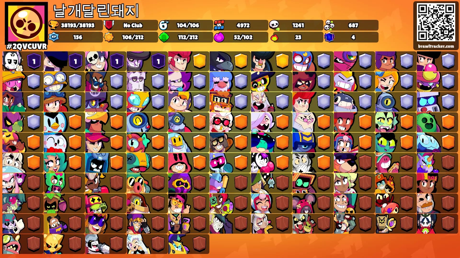 날개달린돼지's Ranks