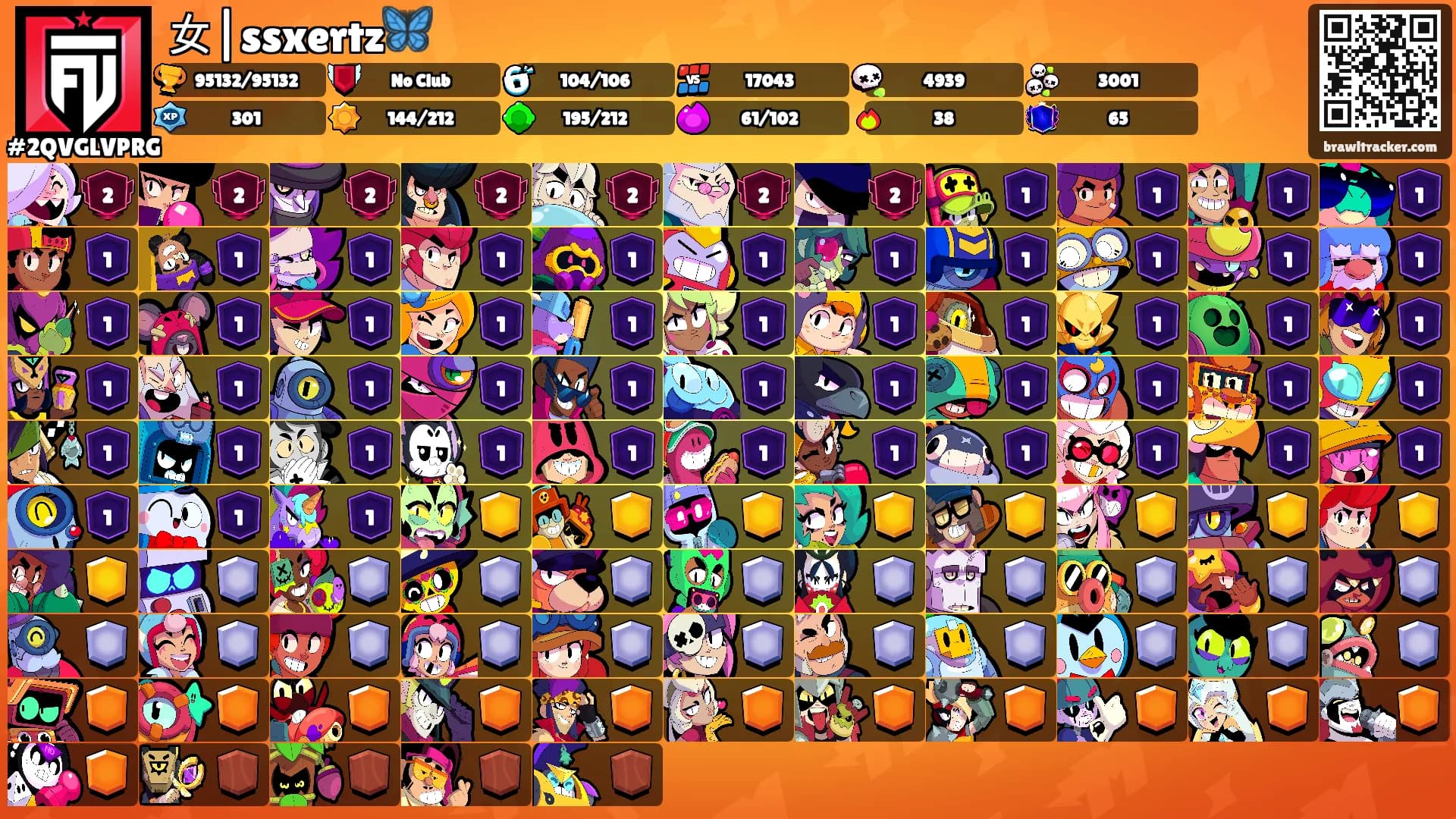 女|ssxertz🦋's Ranks