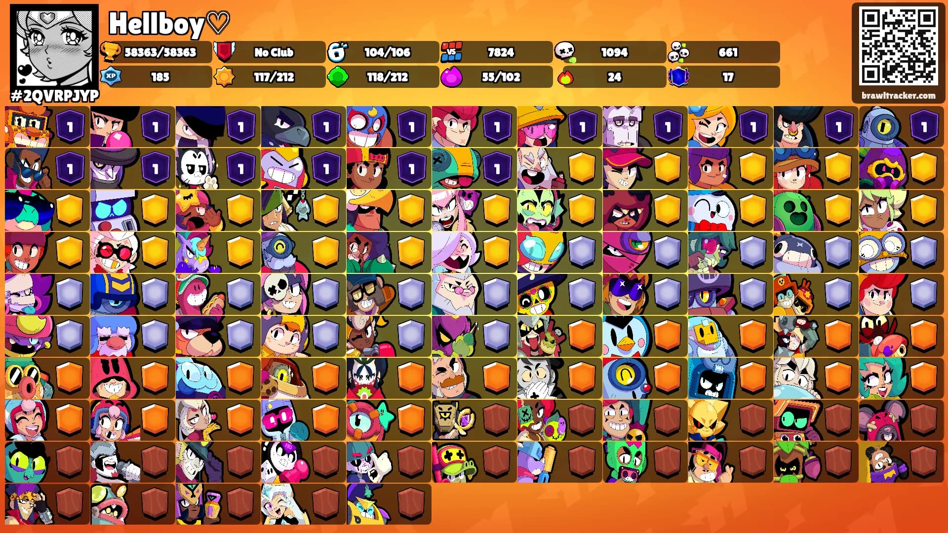 Hellboy♡'s Ranks