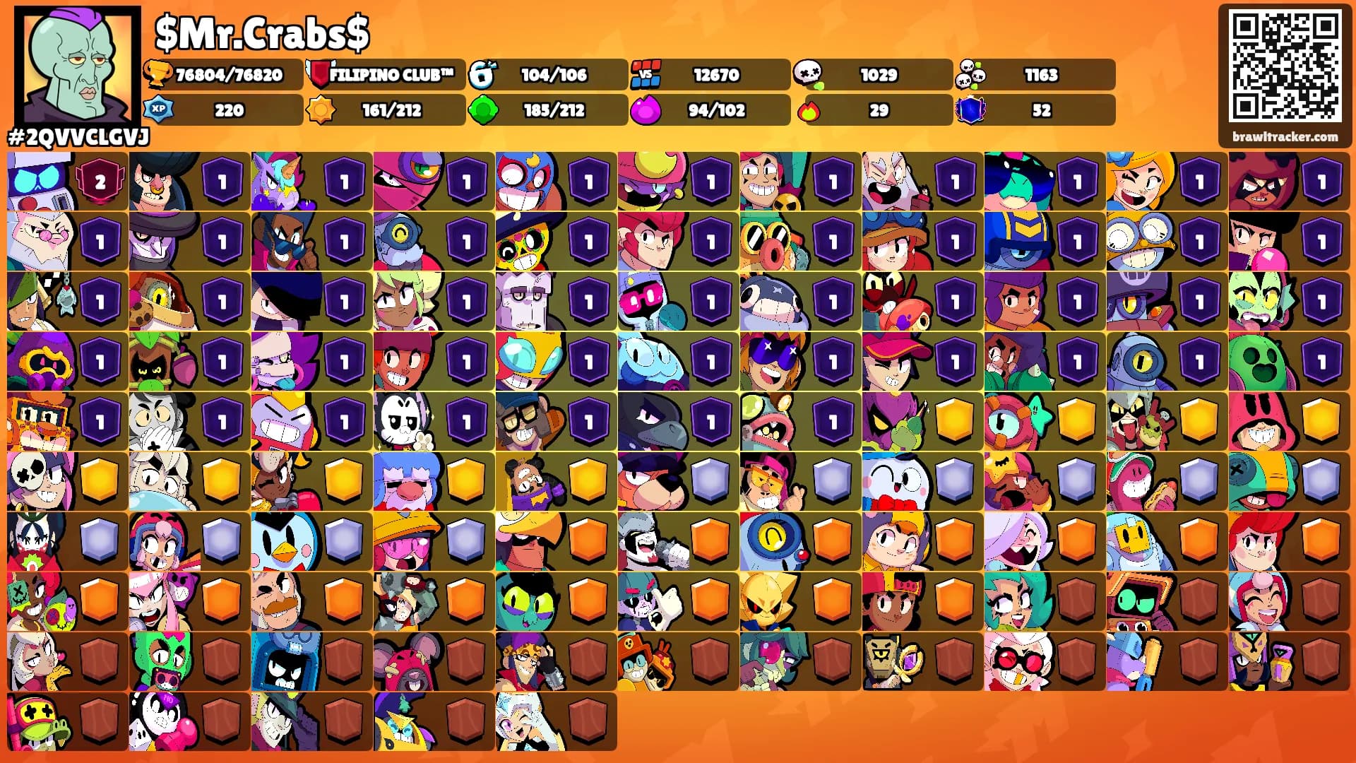 $Mr.Crabs$'s Ranks