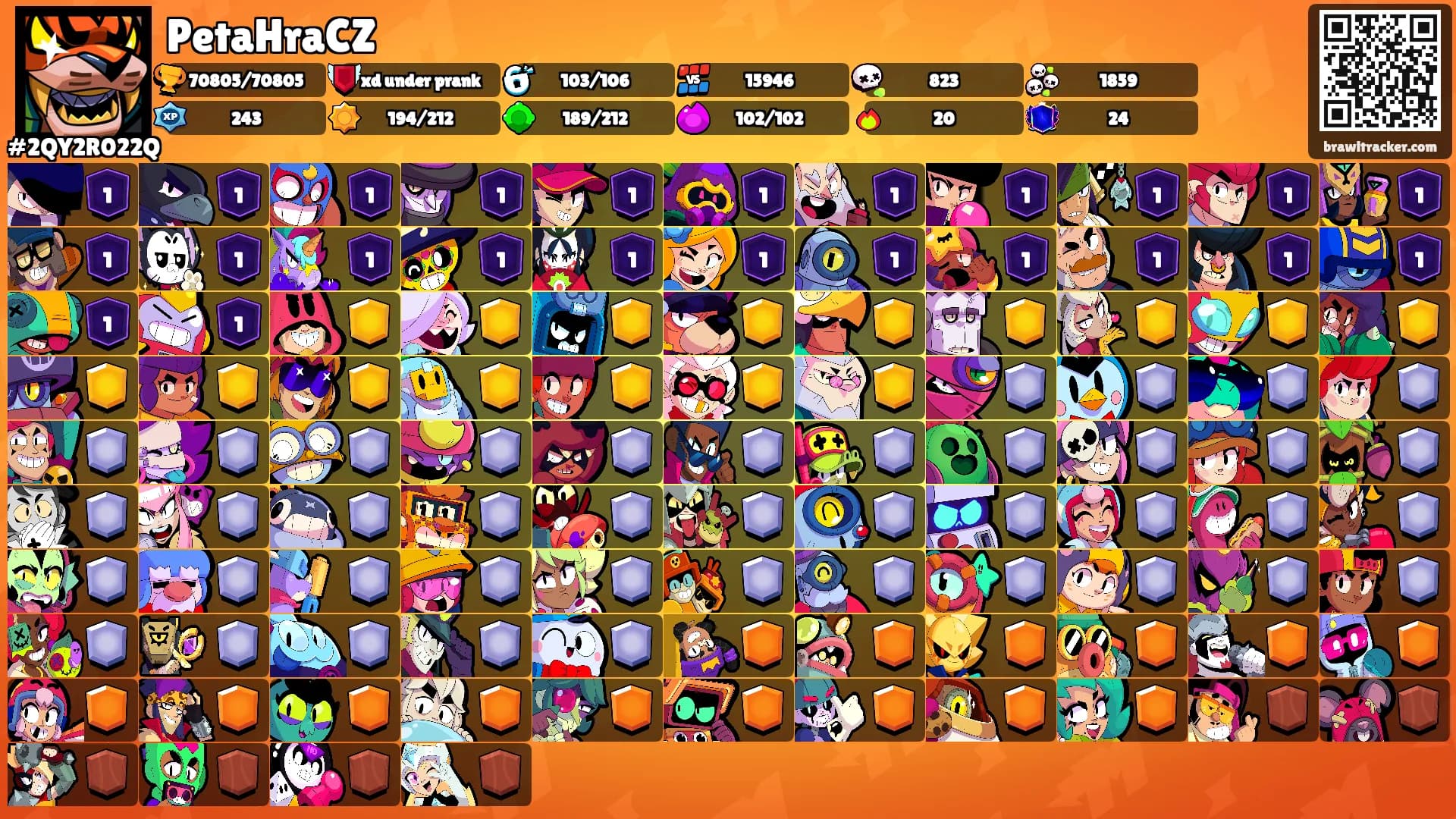 PetaHraCZ's Ranks