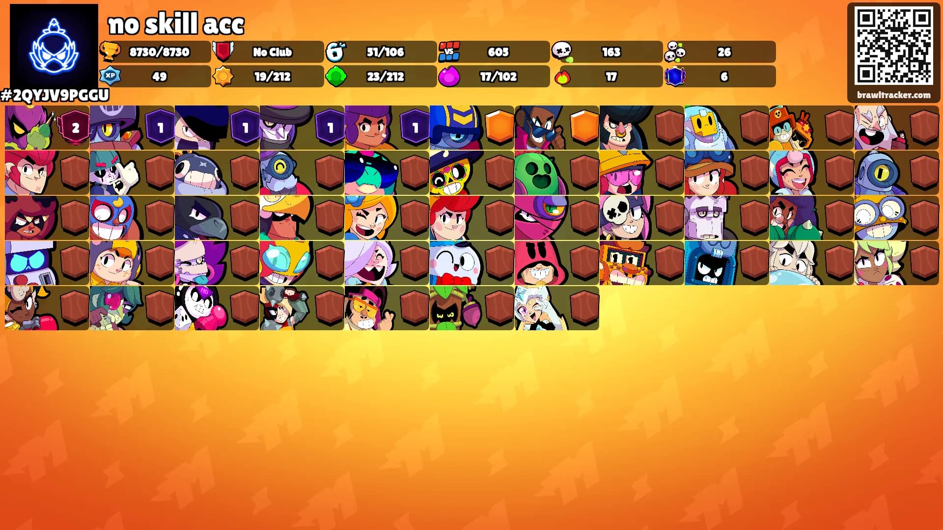no skill acc's Ranks