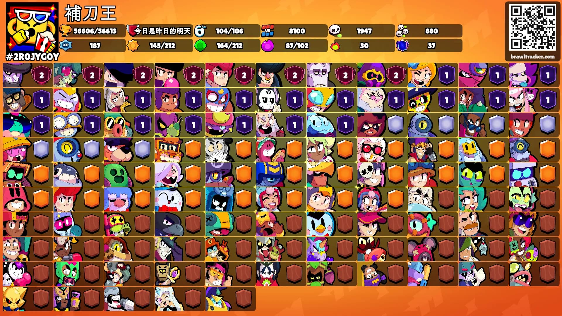 補刀王's Ranks
