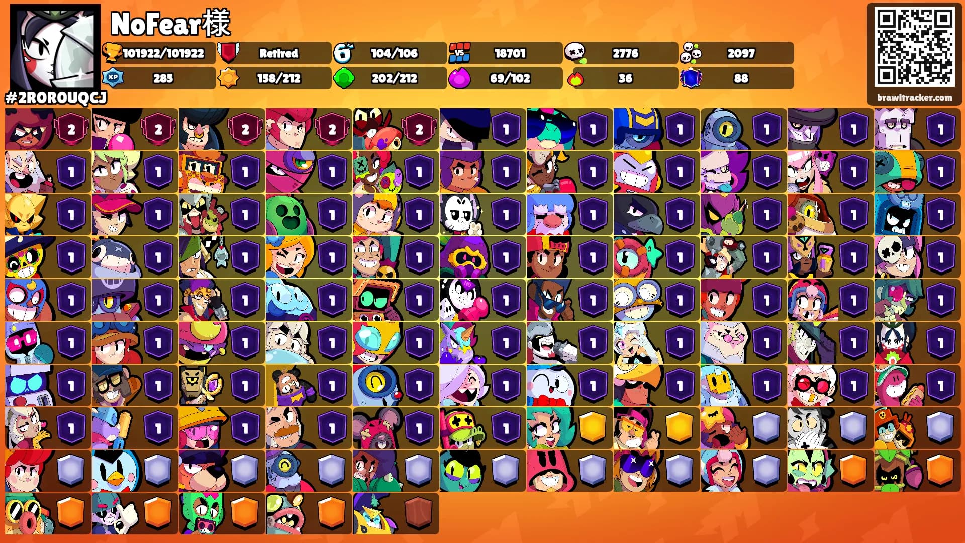 NoFear様's Ranks