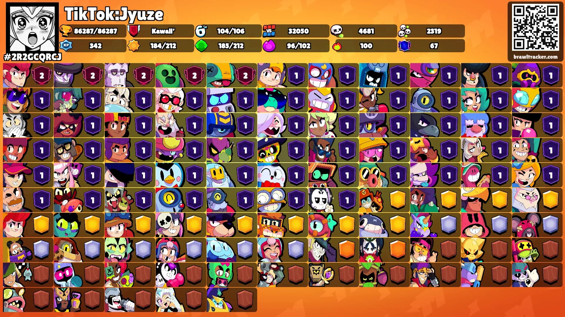 TikTok:Jyuze's Ranks