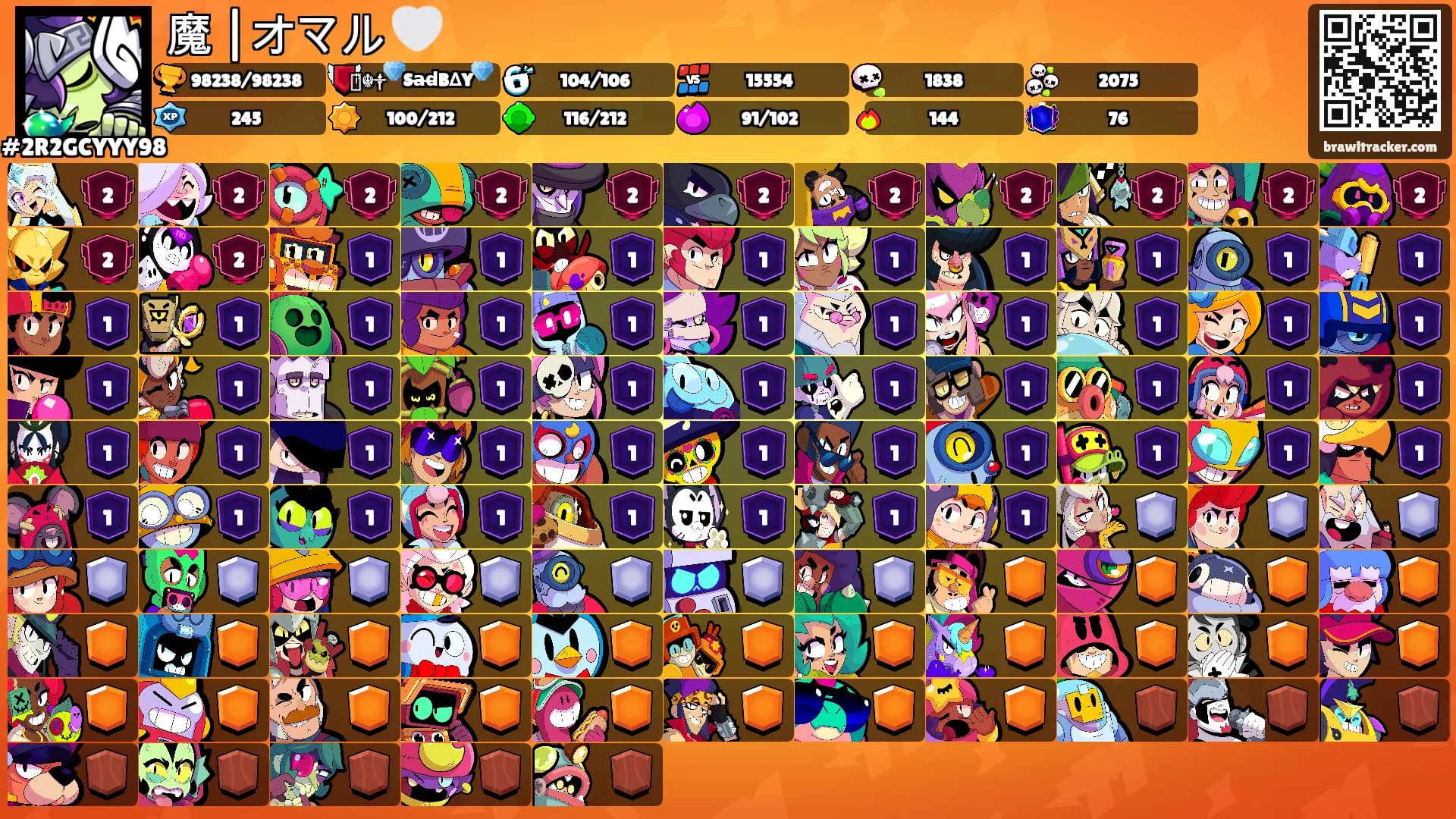 魔 |オマル 🤍's Ranks