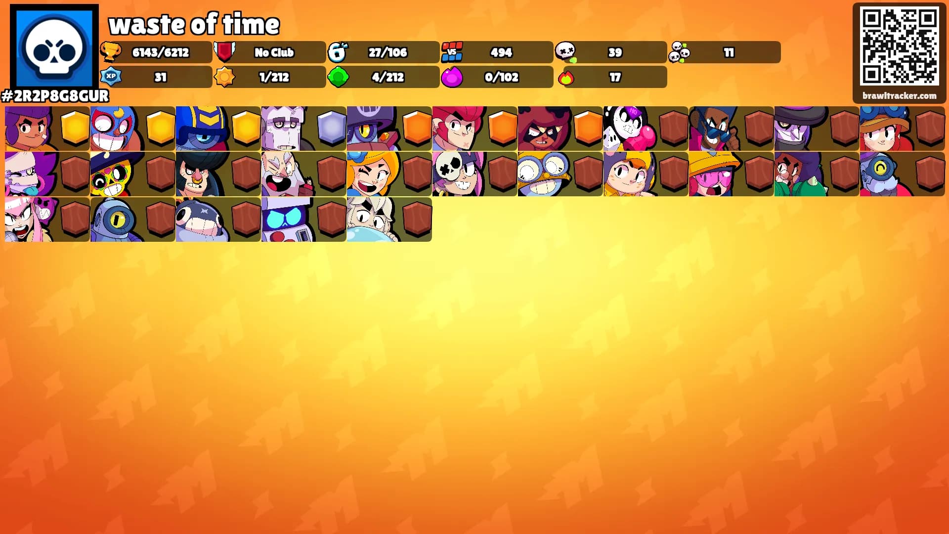 waste of time's Ranks