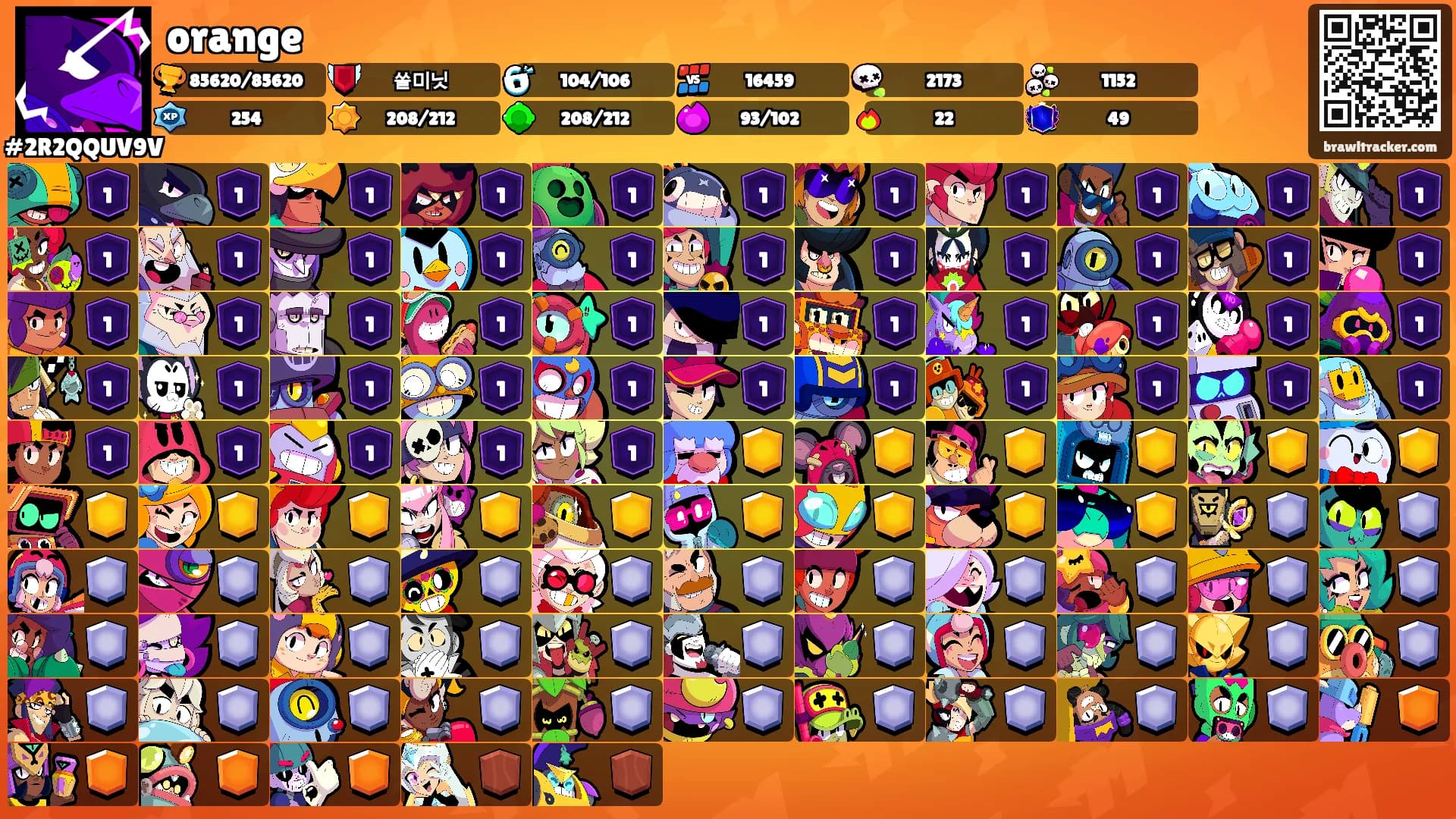 orange's Ranks