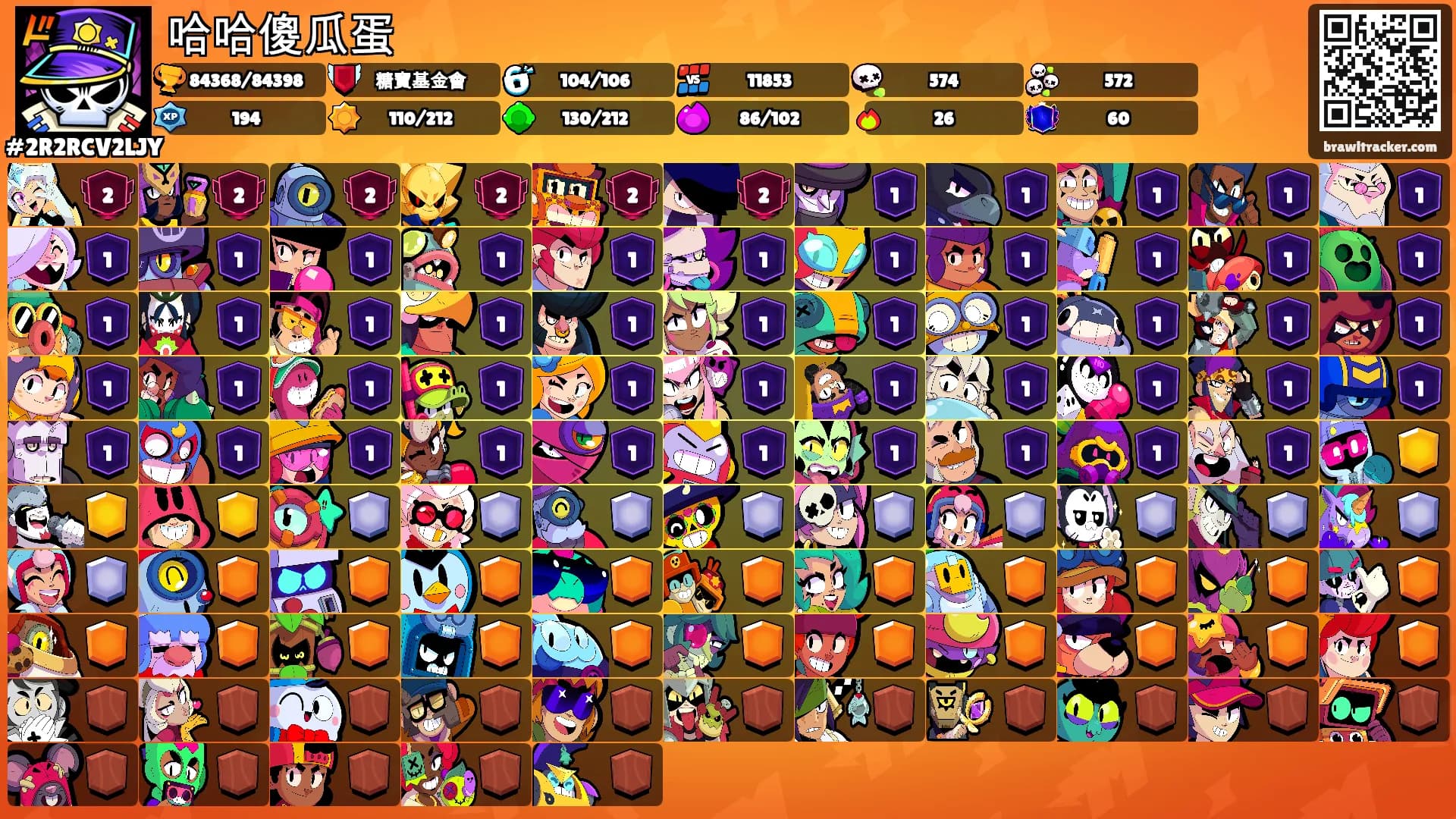 哈哈傻瓜蛋's Ranks