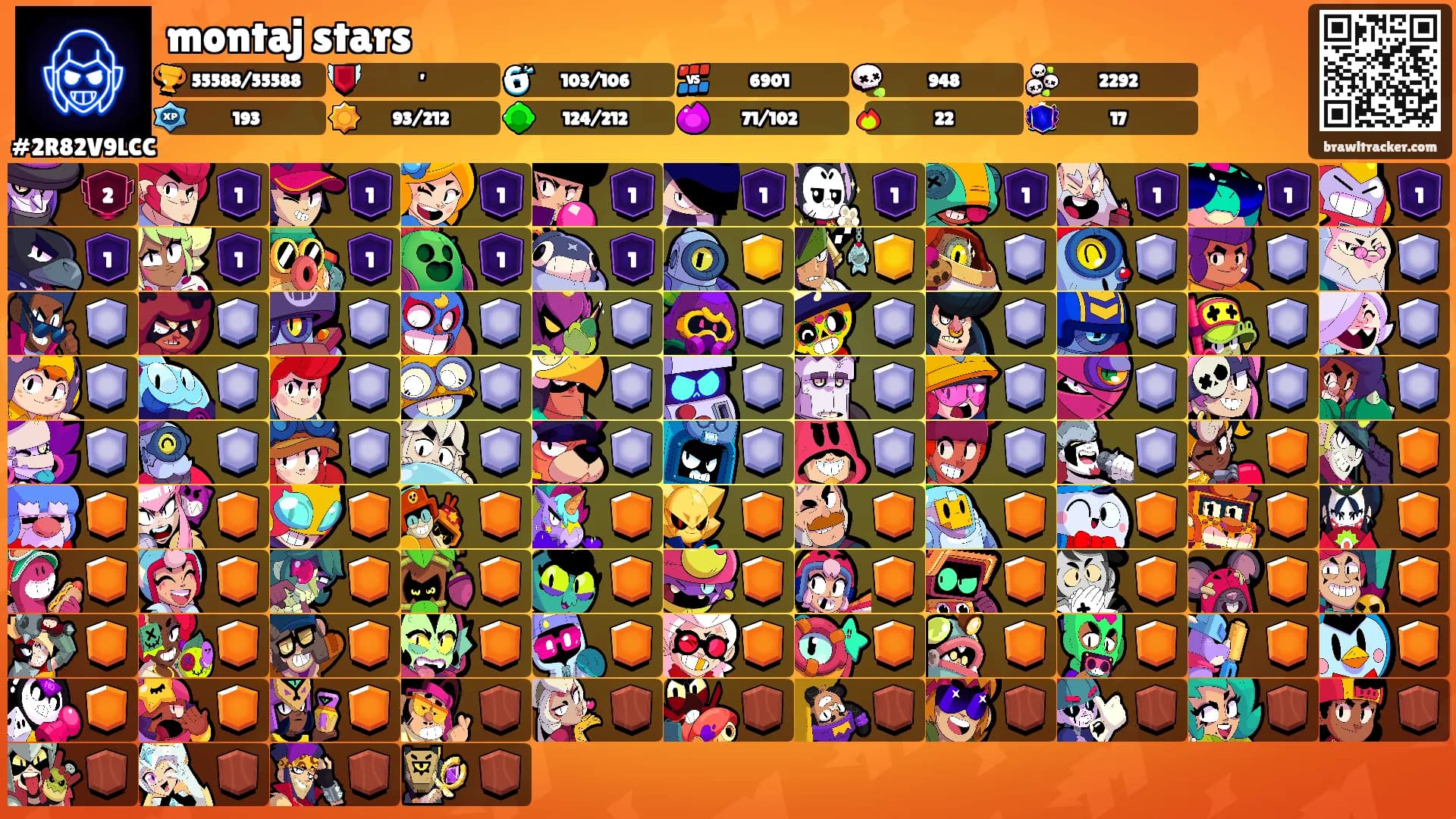 montaj stars's Ranks