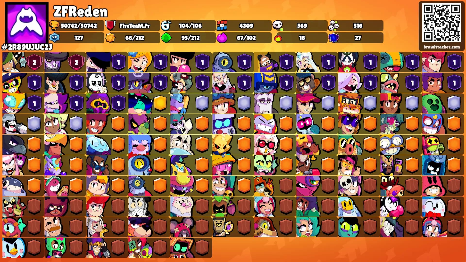 ZFReden's Ranks
