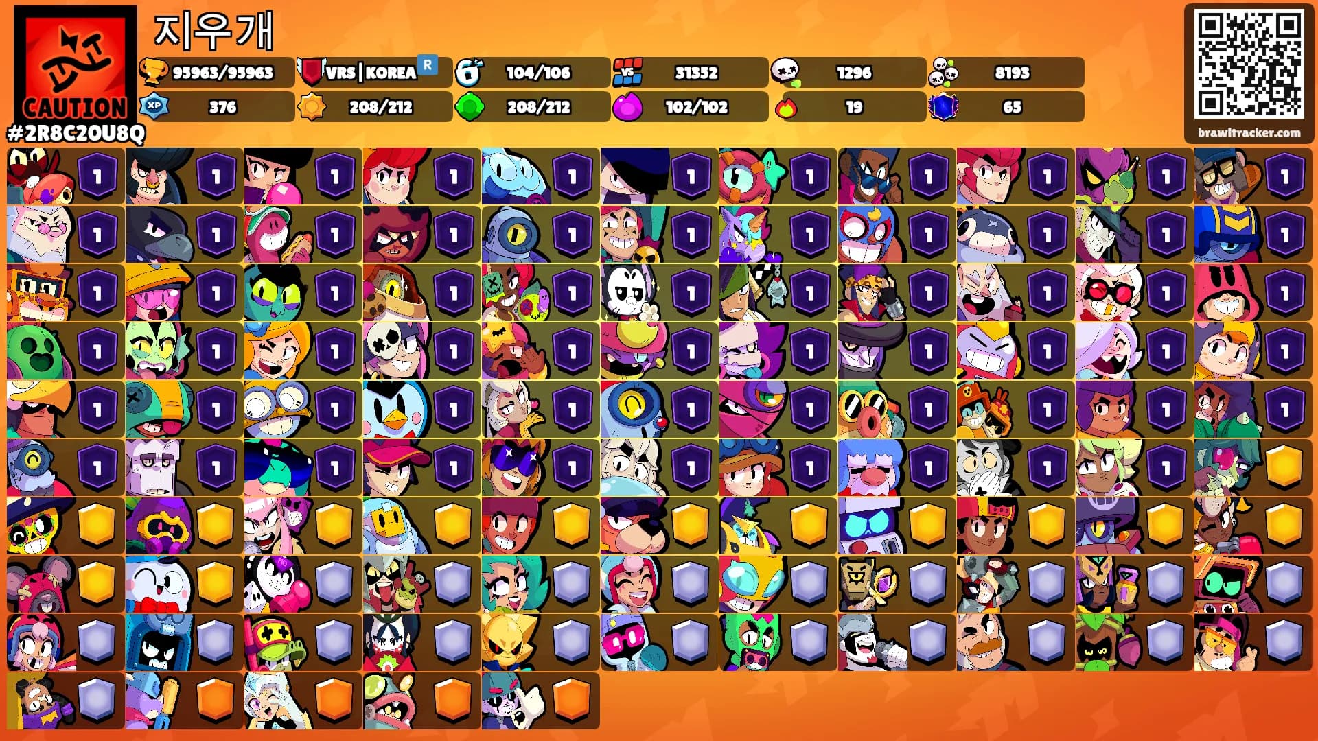 지우개's Ranks