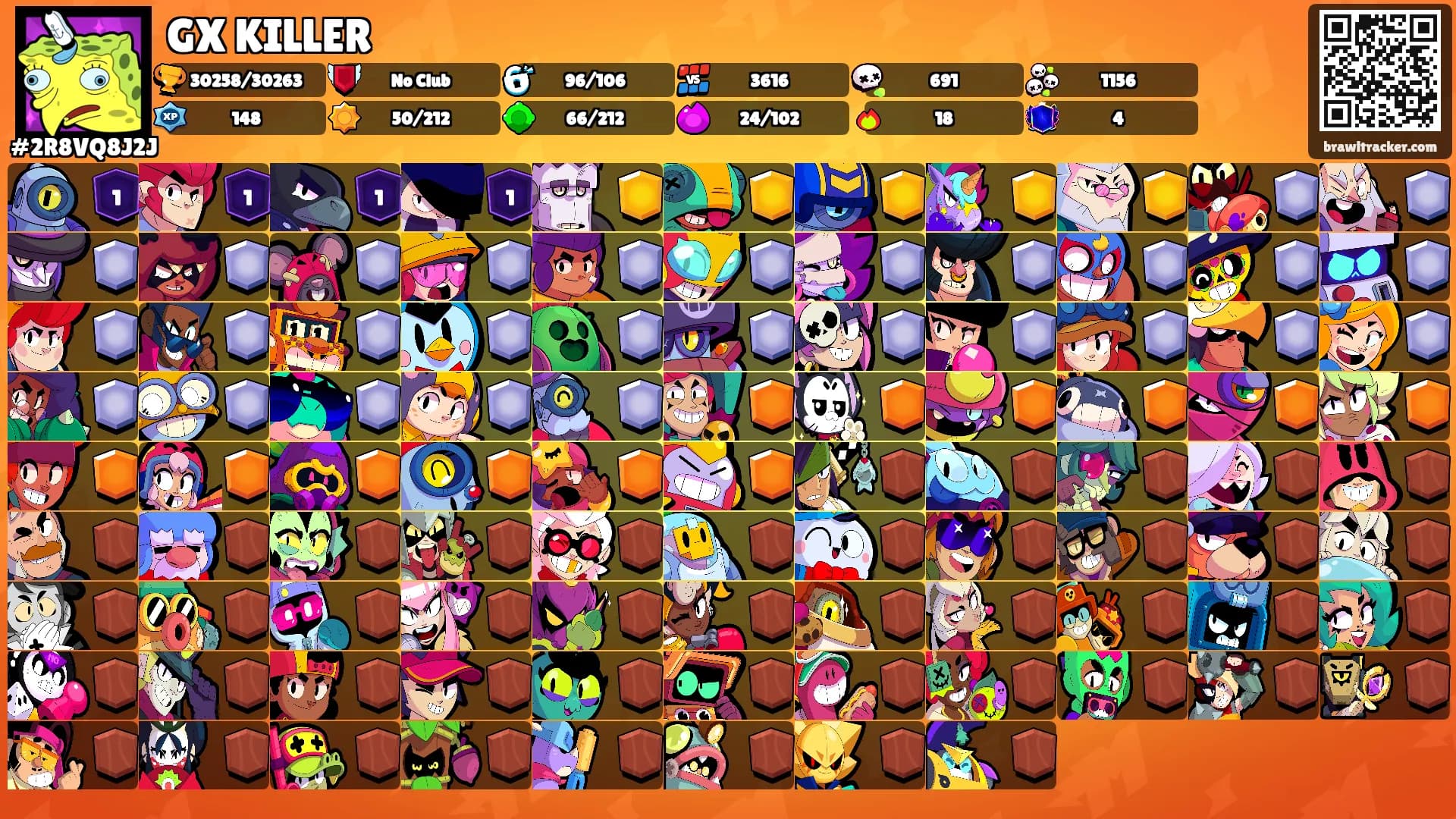 GX KILLER's Ranks