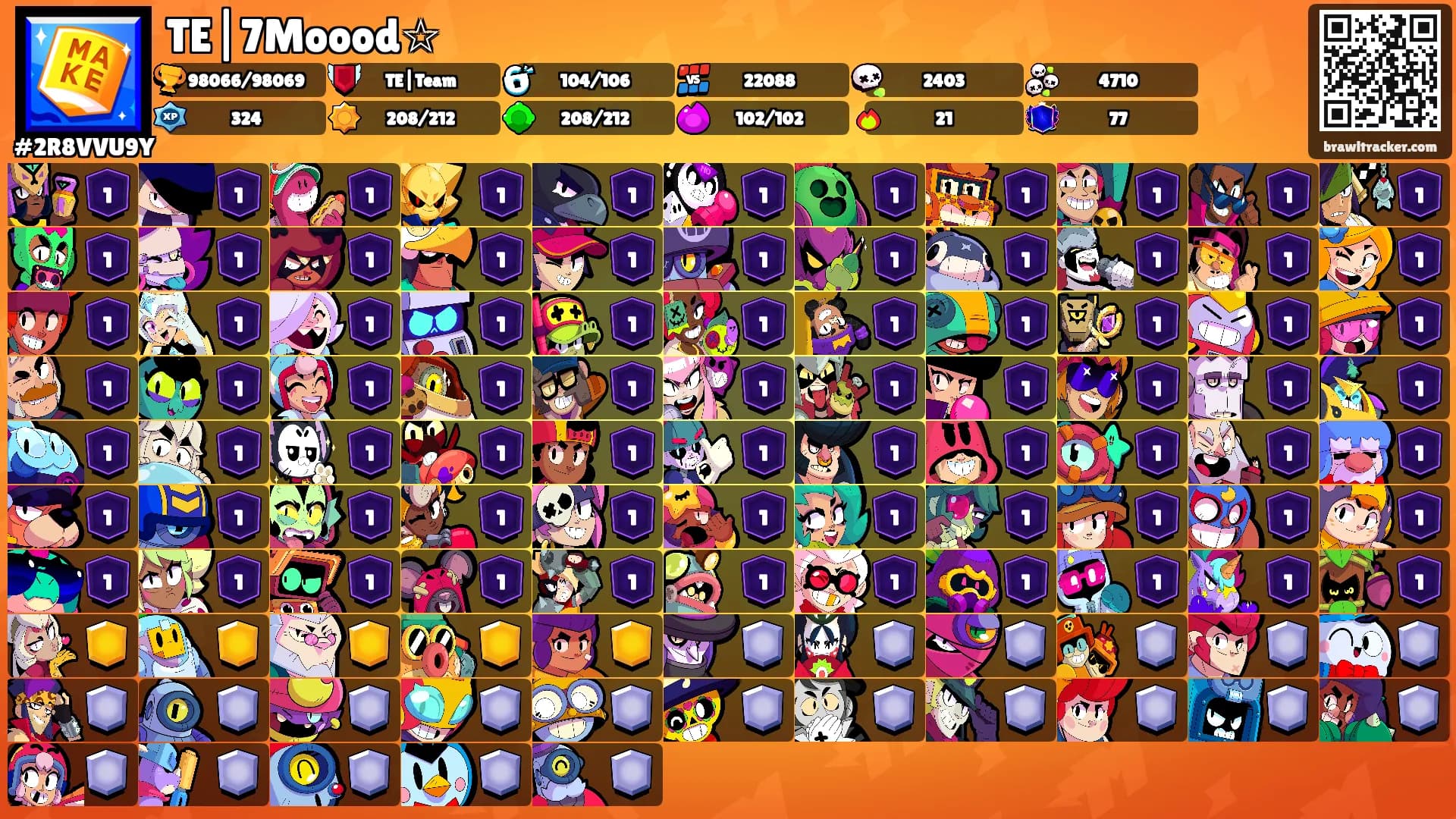 TE|7Moood☆'s Ranks