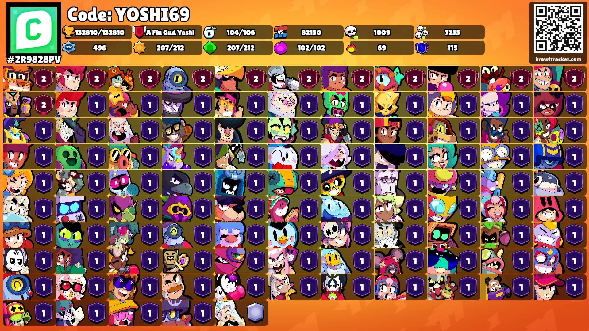 Code: YOSHI69's Ranks