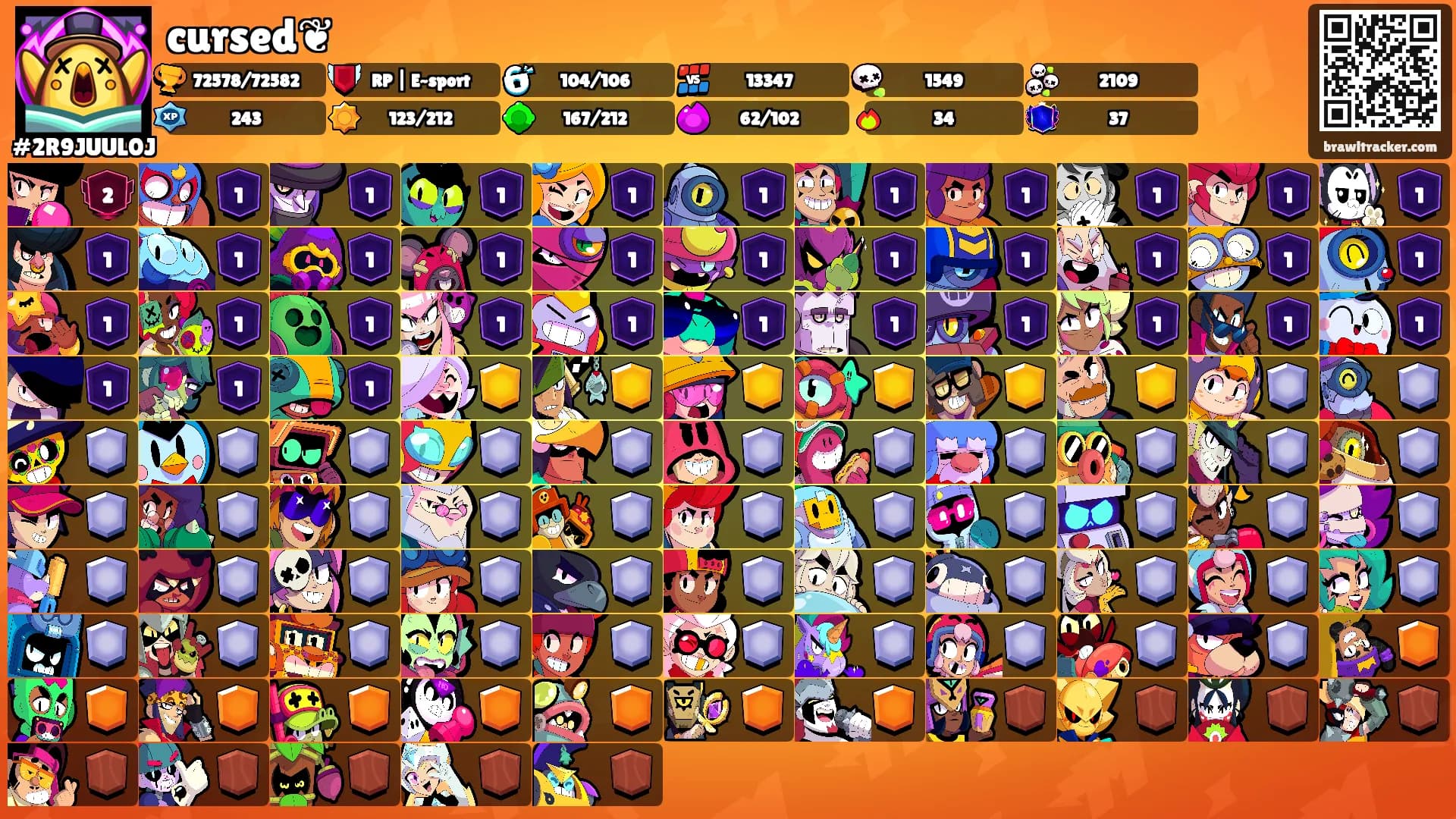 cursed❦'s Ranks