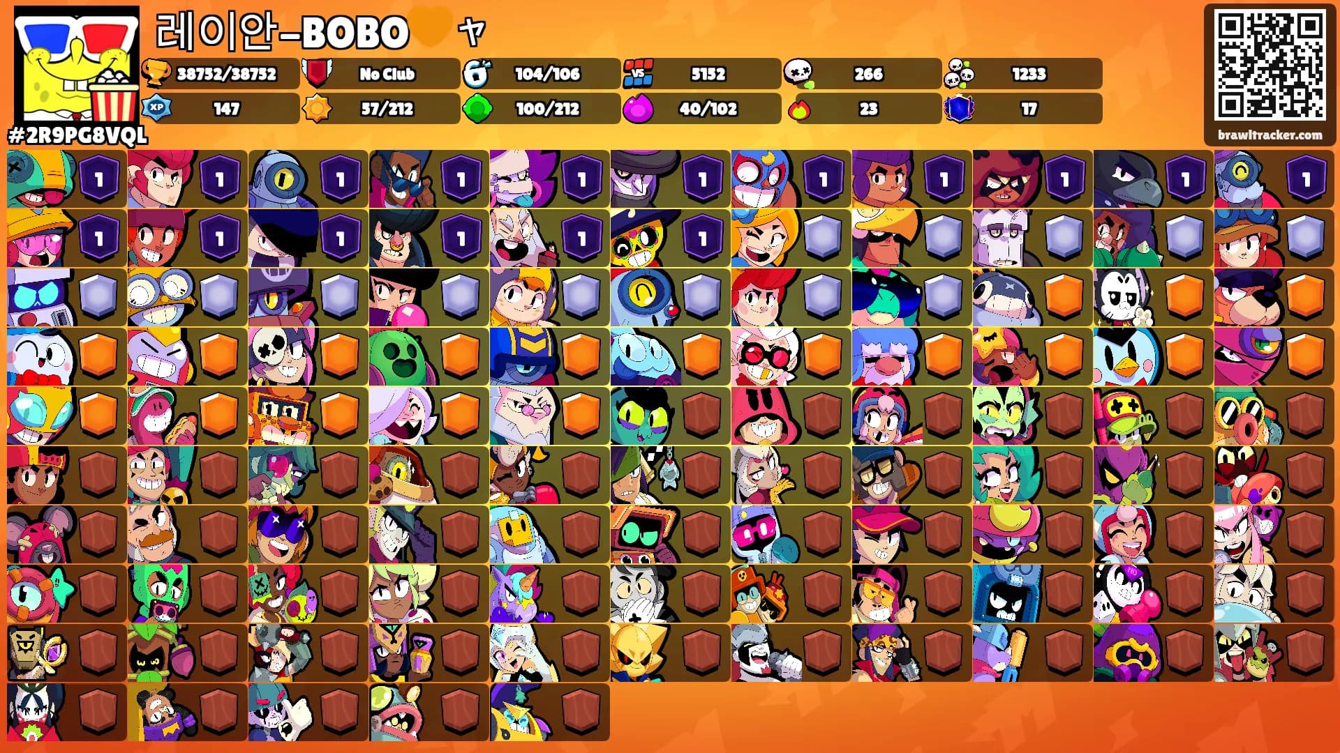 레이안-BOBO🧡ャ's Ranks