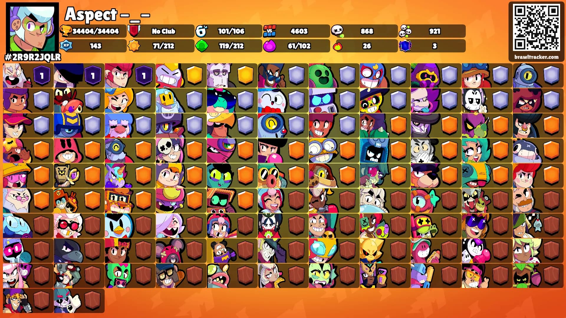 Aspect -_-'s Ranks