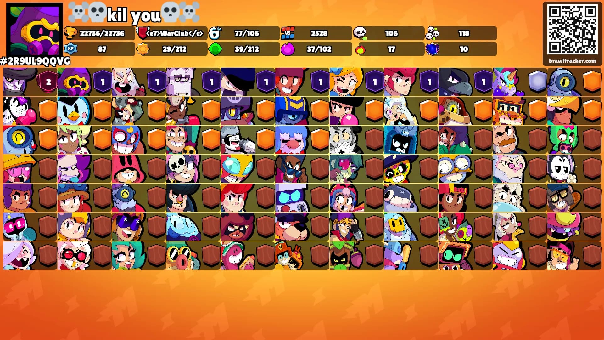 ☠️💀kil you💀☠️'s Ranks