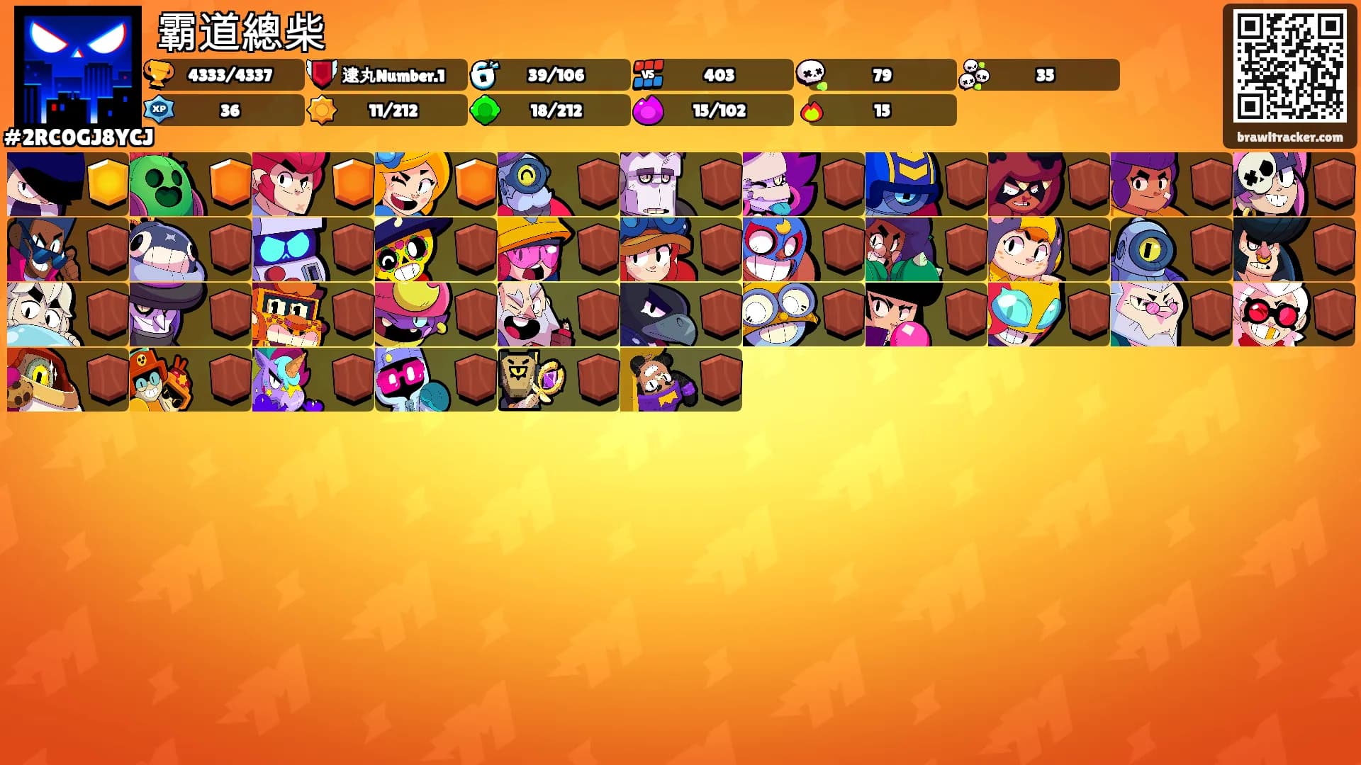 霸道總柴's Ranks