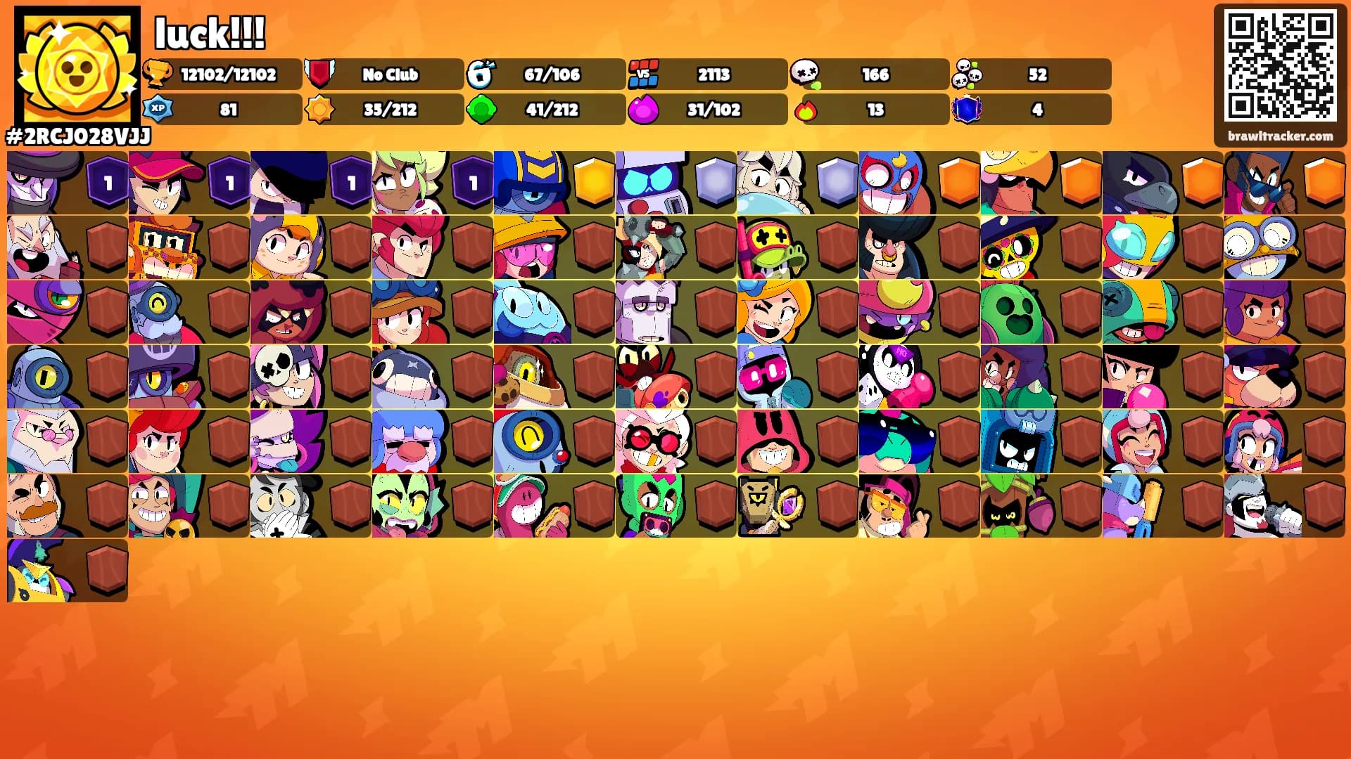 luck!!!'s Ranks